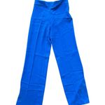 ZARA  Blue Wide Leg High Waist Trousers Dress Pants Womens Size S Photo 0