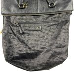 Kate Spade  New York Larchmont Avenue Black Pebbled Leather Penny Tote Purse Photo 4