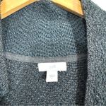 J. Jill Charcoal Gray Blue Colorblocked Knit Long Coatigan Jacket Size L Photo 6