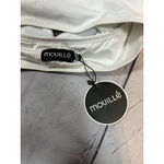 Black & White Mouillé Charlotte Ruffle Bikini Mini Skirt White Black Swimwear Size 12 NWT Photo 2