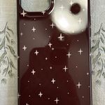 Burga Maroon and cream IPhone 14 Plus phone case Photo 0