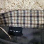 Miou Muse Plaid Flared Pants Photo 9