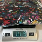 Tanya Taylor Silk Midi Dress Sz med Black Rainbow Confetti Print Photo 9