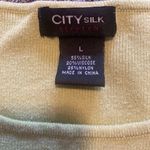 City Silk Green Sweater Photo 2