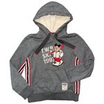 💖 Teenie Weenie Bear Gray Hoodie with Embroidered Bear Motif Size M Photo 0