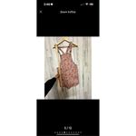Floral denim overall dress Pink Size M Photo 4