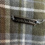 Triple Five Soul Plaid Lace Up Tunic Top Blue Size M Photo 9