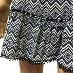 IslandHaze Spaghetti Strap Blue and White Print Mini Coverup Dress Womens Medium Photo 7