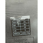 Forever 21 Womans Pullon Booties 7 Brown Block Heel Elastic ankle Almond Toe Photo 7