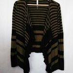 Kensie  Waterfall Open Striped Cardigan Sweater Photo 0