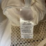 See By Chloe  Short-Sleeve Textured Fringe Floral Jersey Shift Dress Cloud Dancer Photo 6