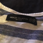 Cotton On  blue and white nautical striped tank top, size Medium Photo 1