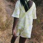 Free People Movement FP Movement by Free People Hot Shot Printed Tee Romper in Sunday Market Zest Sz S NWT Photo 4