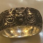 Gucci Feline Head Sterling Silver Ring Size 9.5 Photo 2