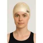 Speedo  White Swim Cap | Unisex Silicone OS Photo 1