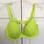 Victoria's Secret Neon Yellow Victoria’s Secret Demi Bra Size 38D Photo 0
