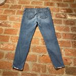 J.Crew Toothpick Skinny Denim Jeans Women's 32 Blue Low Rise Distressed Photo 5