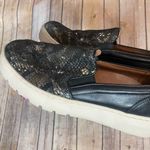 Vionic  Dinora Platform Slip On Snake Print Sneaker In Black Nubuck size 9 Photo 3