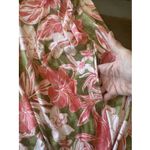 Cuddl Duds  Womens Large Maxi Dress Pink Vacation Palm Loungewear‎ Vacation Cozy Photo 4