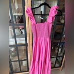 Strut & Bolt  smocked maxi dress tiered ruffles flutter embroidered stitching nap Photo 6