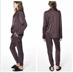 Young Fabulous and Broke ✨ Jensen Chocolate Brown Satin Jogger ✨ Photo 2