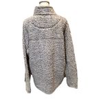 True Grit Frosty Tipped Sherpa Pullover Women's Large Gray 1/4 Zip Fleece Soft Photo 1