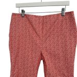 Piazza Sempione Audrey Pink Orange Floral Pants Preppy Office Womens 46 US 10 Photo 1