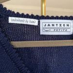 Jantzen VTG Cottagecore Hand Embroidered Sweater Floral Knit Granny Valentines Photo 12