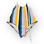 Kona Sol Colorful Striped One Piece Swimsuit Size M Photo 4