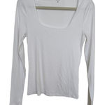 Abercrombie & Fitch Women's Soft AF Ribbed Long Sleeve Square Neck, Size M, NWOT Photo 0