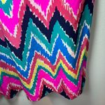 Lilly Pulitzer Women's Elsa Blouse Shirt Hearts a Flutter Chevron Vibrant Small Photo 13