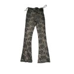 Majorelle Lars Pant Black Floral Lace Velvet Flare Small Photo 10