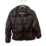 ZARA FAUX LEATHER PADDED JACKET Size Small Photo 6