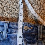 Willow + Root Distressed Mom Jeans Ripped Knee Denim Button Fly Size 28 Blue Photo 5