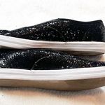 Keds Slip On Black Sparkly Casual Sneakers Shoes Women’s Low Top Size 6.5 Photo 2