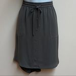 Apt. 9 Gray Hi-Lo Skirt Photo 0