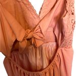 Ecowish  V-Neck
Spaghetti Strap Bowknot Backless  Lace Mini
Swing Skater Dress L Photo 9