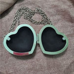 Dazzling Mini Silver Heart Crystal Clutch Photo 8