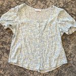 Elodie  Floral Puff-Sleeve Blouse Photo 5