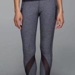 Lululemon Inspire Tight II (Mesh) in Heathered Naval Blue / Naval Blue Run Pouch Photo 0