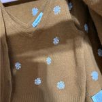 Madewell  Brown Cardigan with Floral Details Photo 6