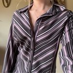 Worthington Women's Striped Button Down Shirt Photo 5