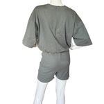 ZARA  sage green biker short jumper size L Photo 2