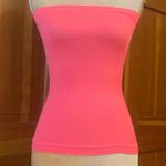 New! Vibrant Coral Pink slimming tube top. One Size Size M Photo 5
