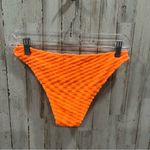 Good American NWT Orange Cream Jacquard Bikini Bottom Photo 2