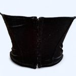 ZARA  Black velvet corset top Size Small Photo 4