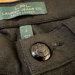 Ralph Lauren Lauren Jeans LRL Womens Snake Serpent On Back Pocket Black Size 4 Photo 2