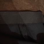 Ann Taylor  Black Midi Elastic Waist Skirt Closure Zipper On Side Sz 4 Photo 4