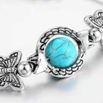 🦋 butterfly aqua marine bracelet 🦋​​​​​​​​​​​​​​​​​​​​​​ Photo 2