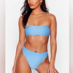 Nasty Gal Don't Hate the Playa Textured High-Leg Bikini Set Photo 1